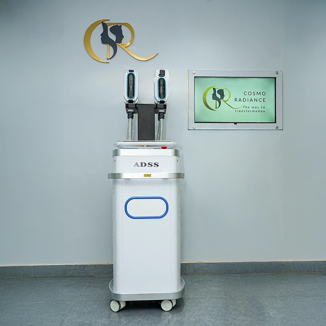 Cool 360° ADSS Cryolipolysis System for non-invasive fat freezing at Cosmo Radiance Hyderabad
