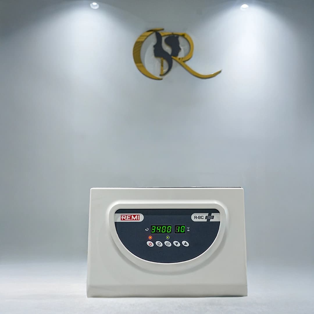 Remi R-8C Plus advanced PRP and GFC preparation system at Cosmo Radiance Hyderabad