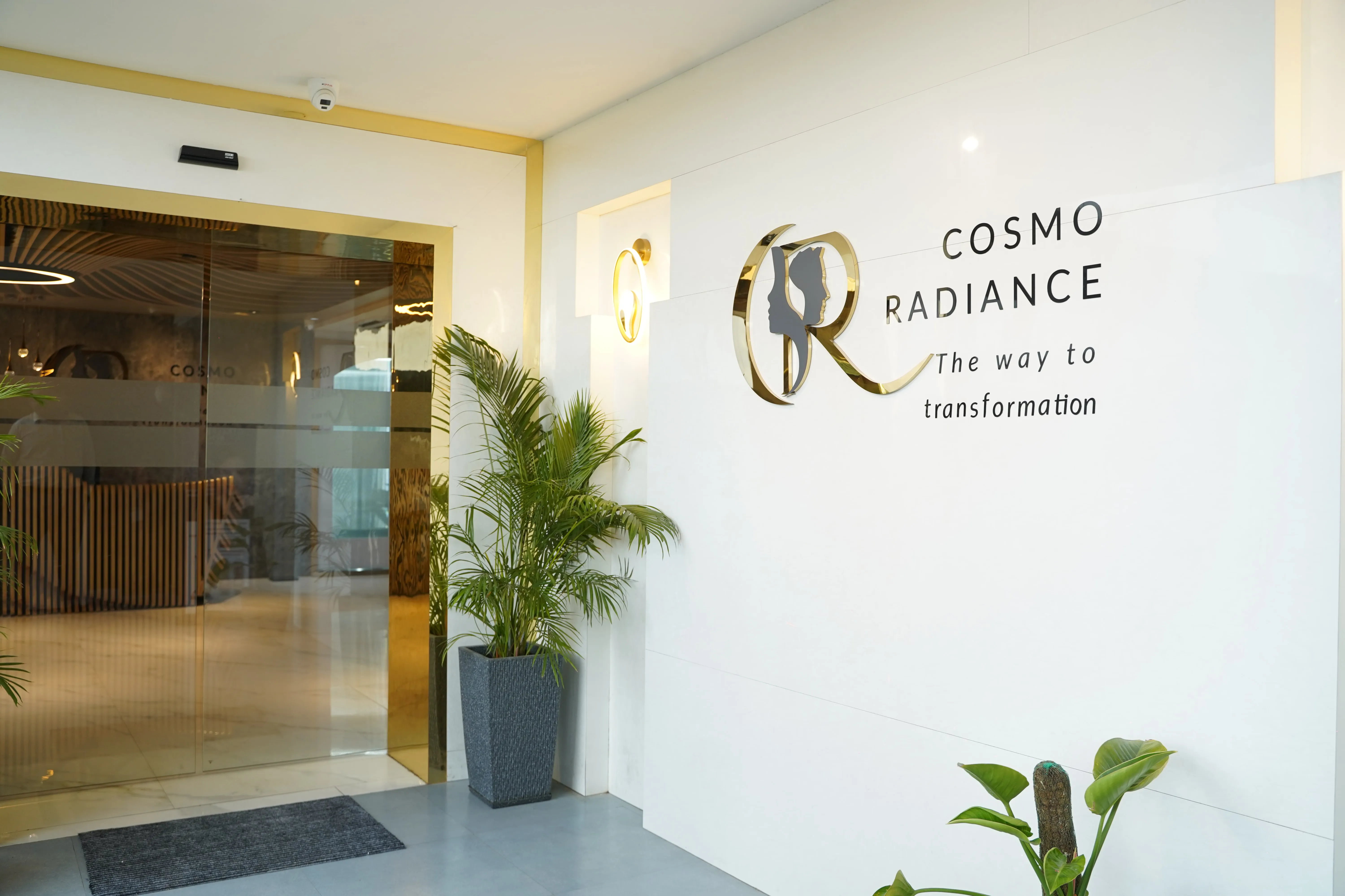 ASSA ABLOY Automatic Sensor Glass Entrance Doors at Cosmo Radiance