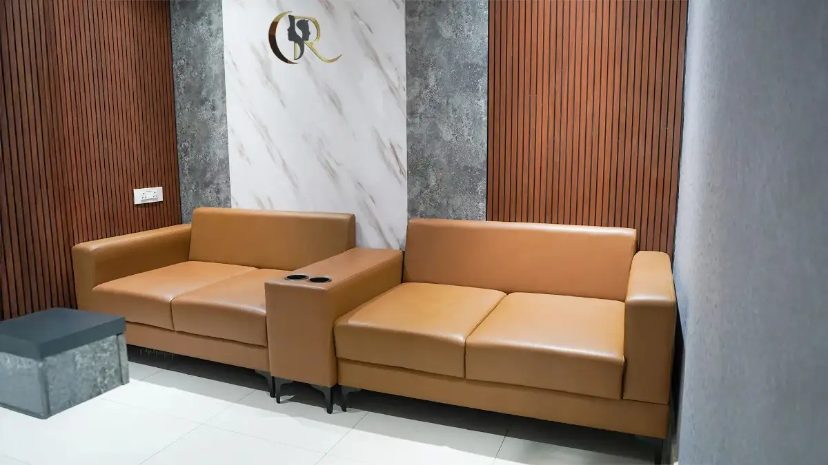 Private relaxation lounge for patients